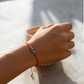 Pulsera de hilo rojo con ojito turco azul BIMETAL
