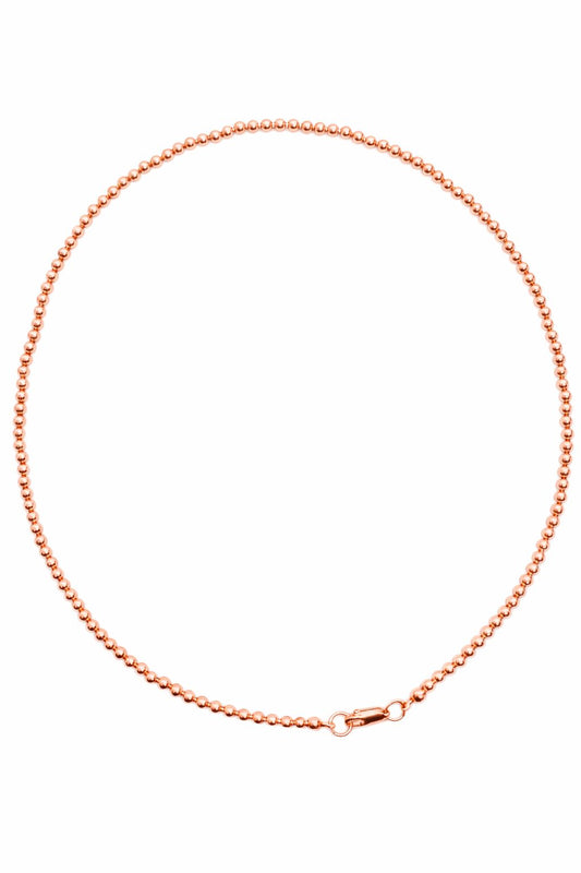 Collar bola BIMETAL ROSA 3mm (PLATA Y ORO)