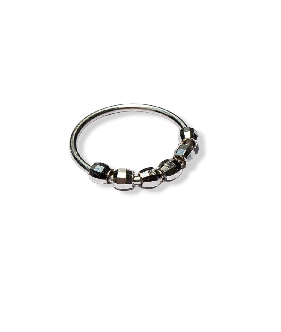 Anillo de bolitas giratorias  GRUESO (anti estrés)