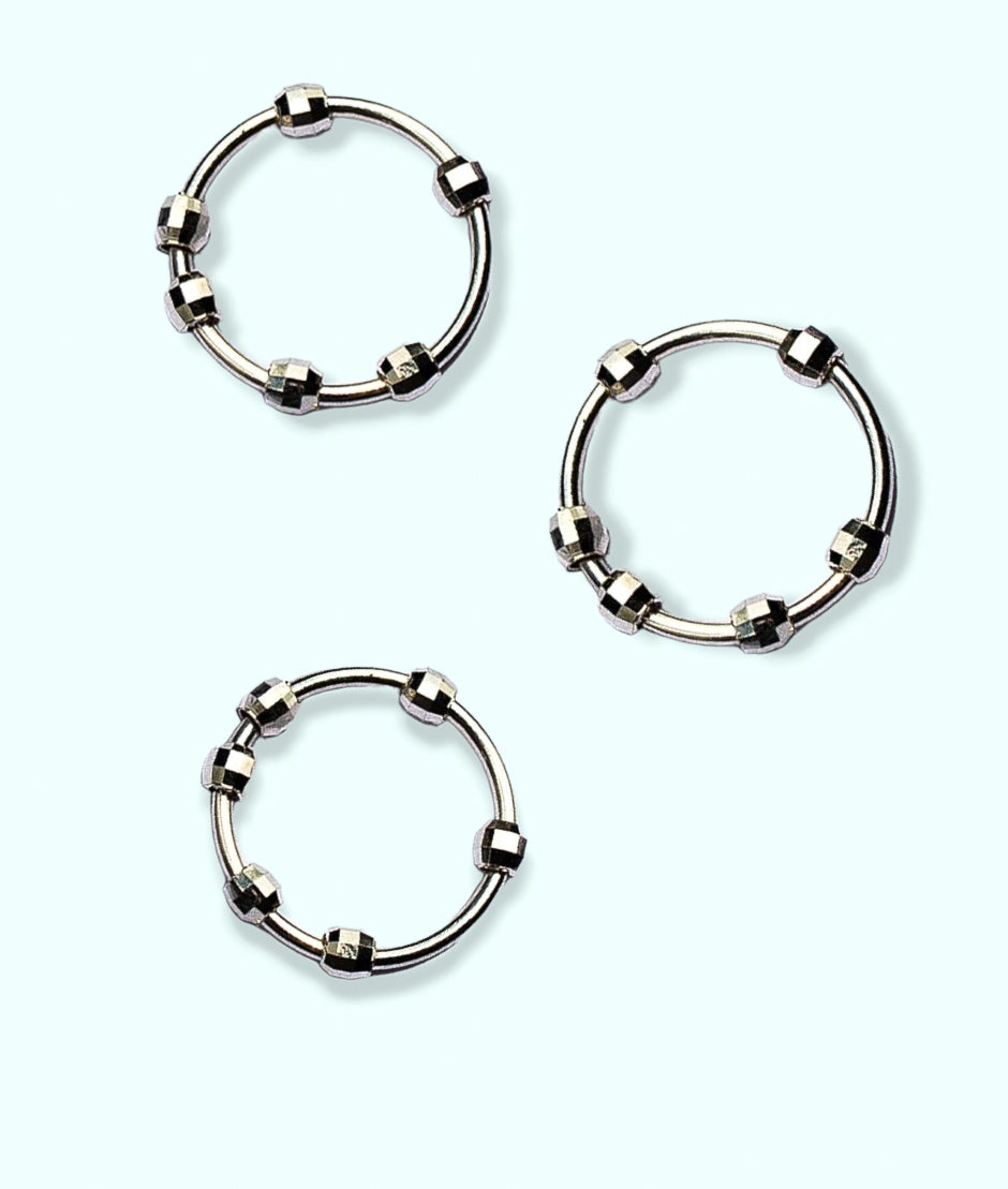 Anillo de bolitas giratorias  GRUESO (anti estrés)