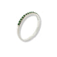 Anillo media churumbela verde