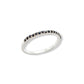 Anillo media churumbela negro