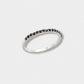 Anillo media churumbela negro