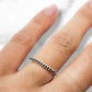 Anillo media churumbela negro