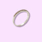 Anillo media churumbela blanca