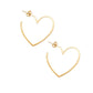 Aretes en forma de corazón