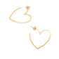Aretes en forma de corazón