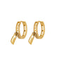 Huggies LOVE con dije colgante en forma de candado oro 10k