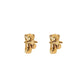 Aretes osito (especial para niñas) oro 10k