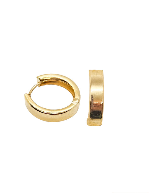 Huggies BÁSICOS 1.6 cms oro 10k