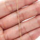 Cadena estilo singapur 1.5 a 2mm oro 10k
