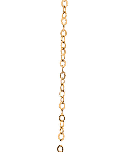 Cadena estilo eslabón oro 10k