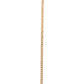 Cadena estilo barbada 1mm (ultra delgada) oro 10k