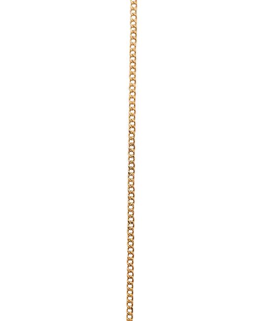 Cadena estilo barbada 1.5 mm oro 10k