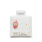 Par o Pieza de Broquel bubu rosa esmalte oro 10k