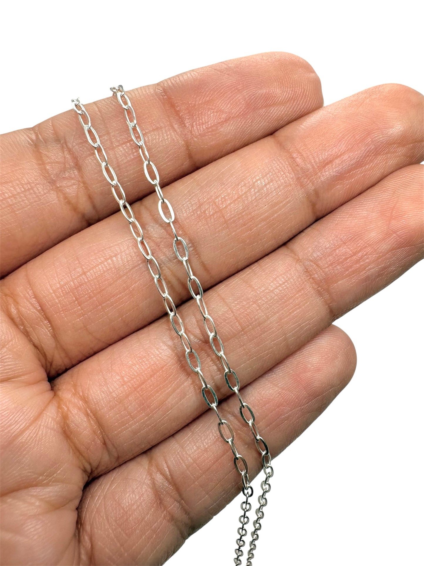 Amaris Cadena Ancla Mediana 2mm de grosor Plata 925