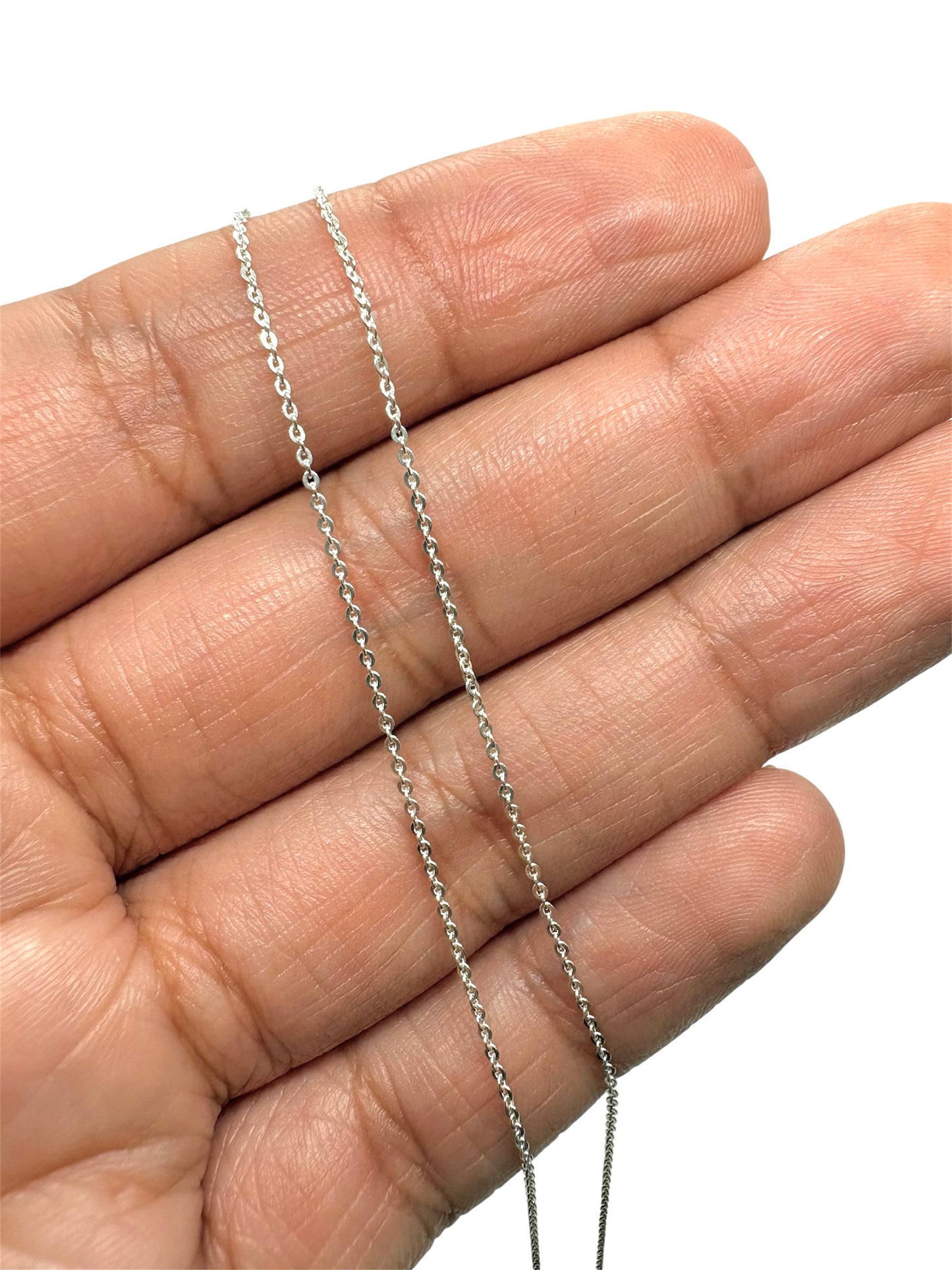 Amaris Cadena Mini Ancla 1mm de grosor Plata 925