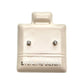 Amaris Broquel basico recto de circonia blanca 2mm Plata 925