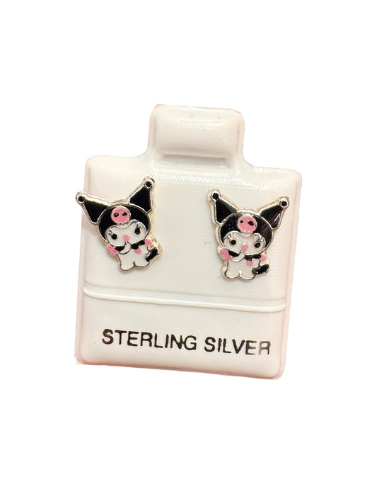 AMARIS Broquel Kuromi echo de Plata 925