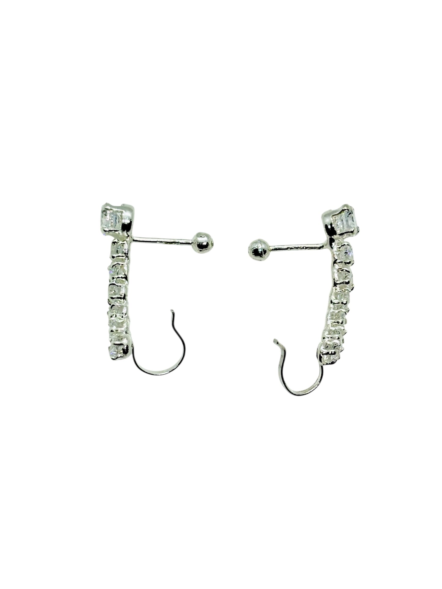 Par de broquel Curvo Plata 925