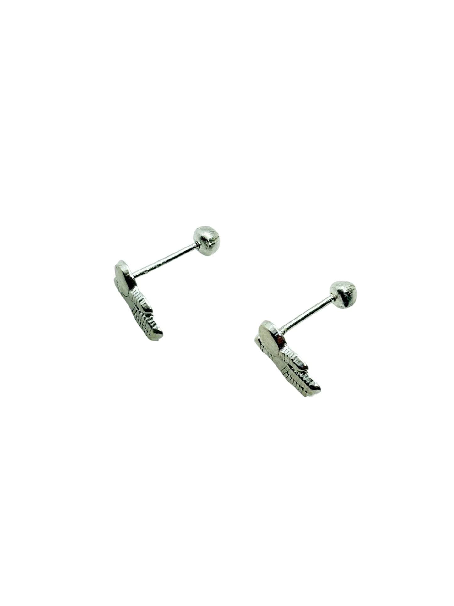 Par de broquel en forma de astronauta Plata 925