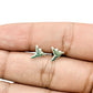 Par de broquel colibrí Plata 925