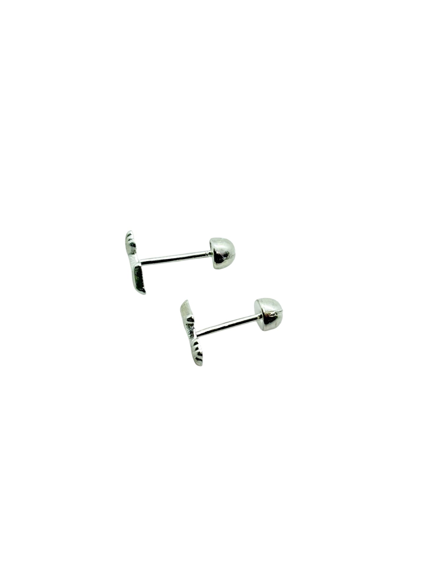 Par de broquel en forma de flecha Plata 925