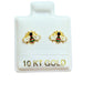 Par Broquel abeja Oro 10K