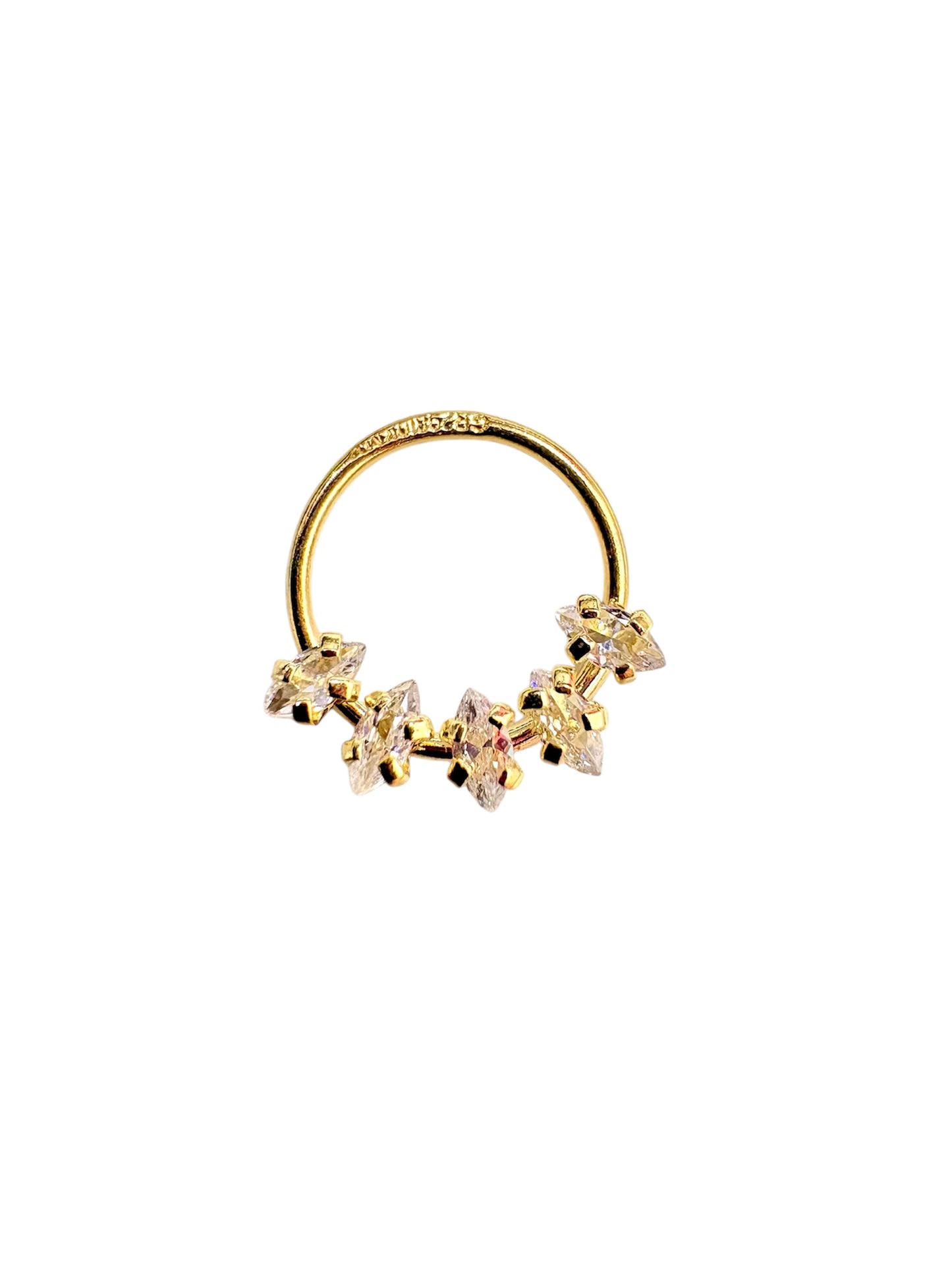 Piercing Daith Lateral Marquisse ORO 10K