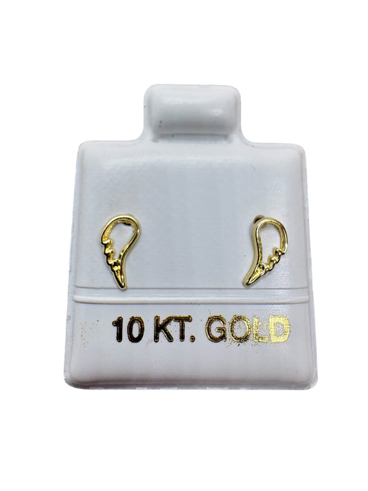 Par o pieza contorno alas ORO 10K