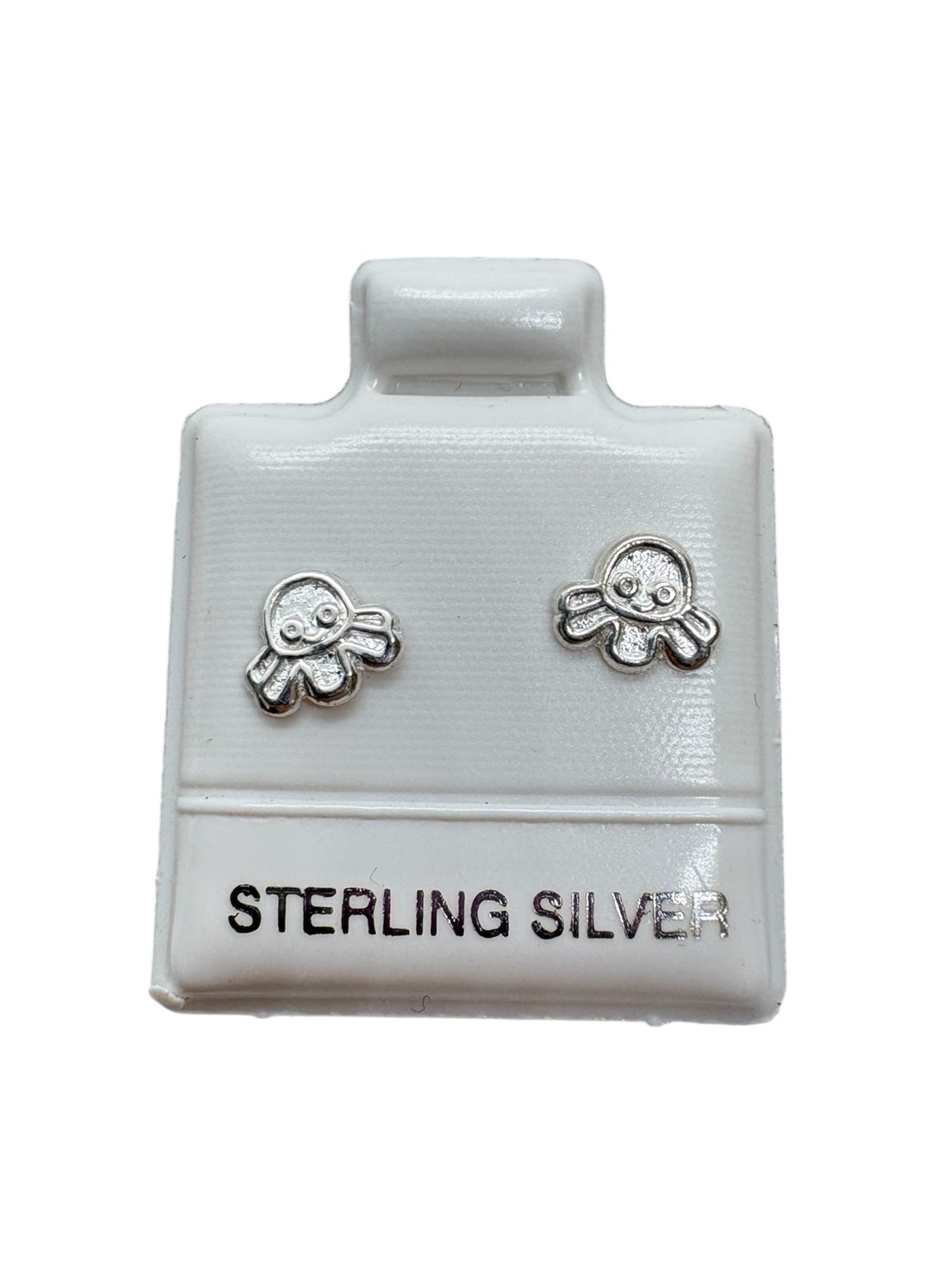 Par Broquel en forma de pulpo PLATA 925