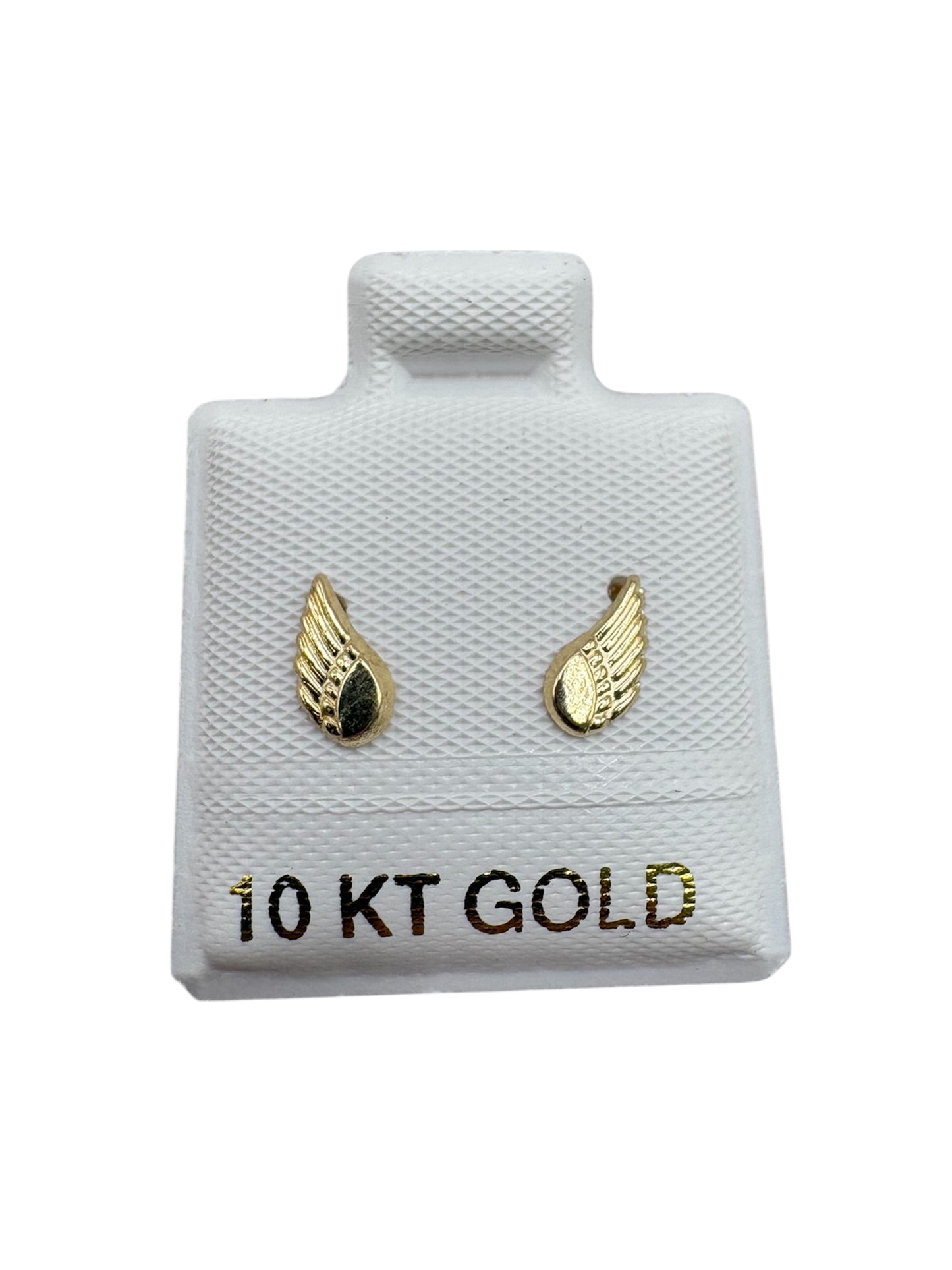 Par Broquel Alas Oro 10K