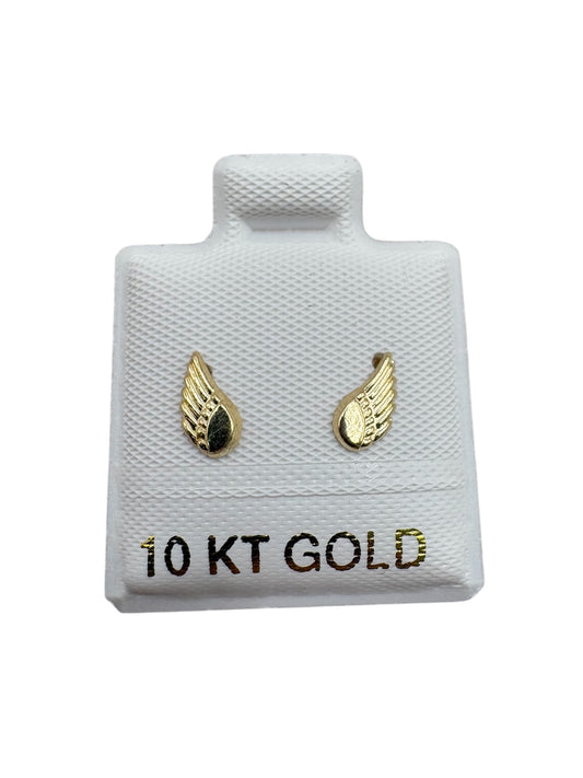 Par Broquel Alas Oro 10K