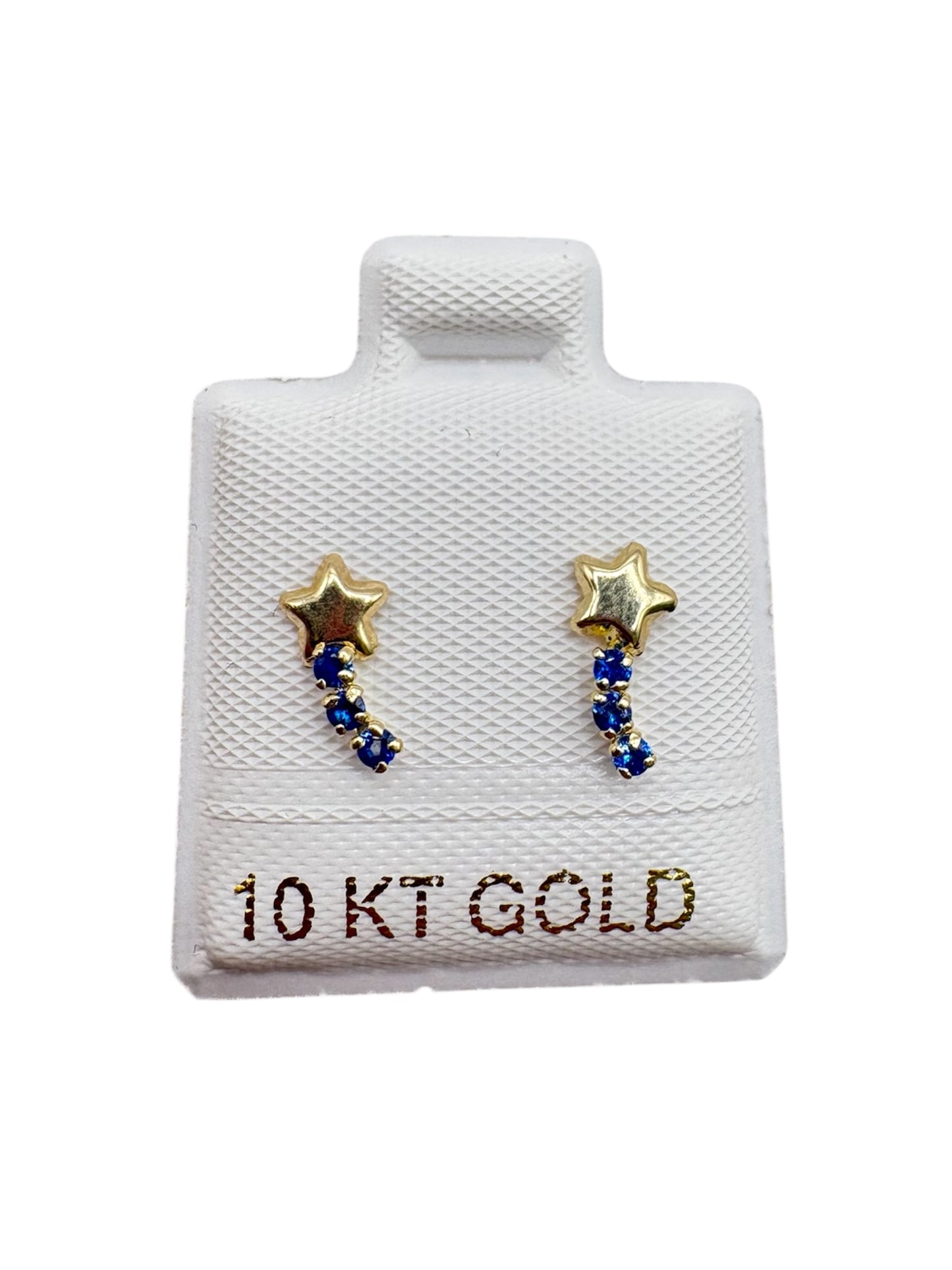 Par Broquel Estrella Oro 10K