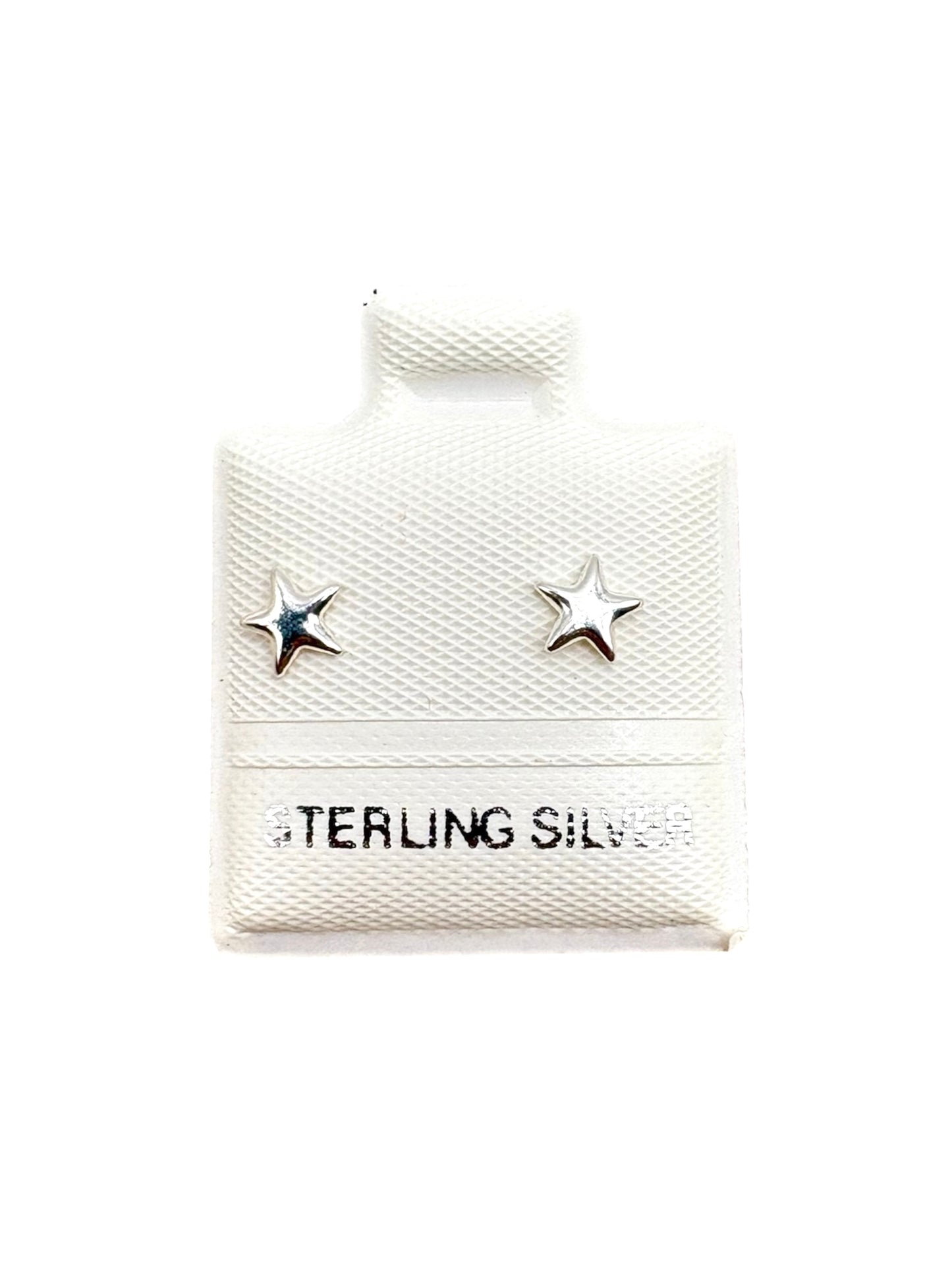 Par broquel estrella mini Plata 925
