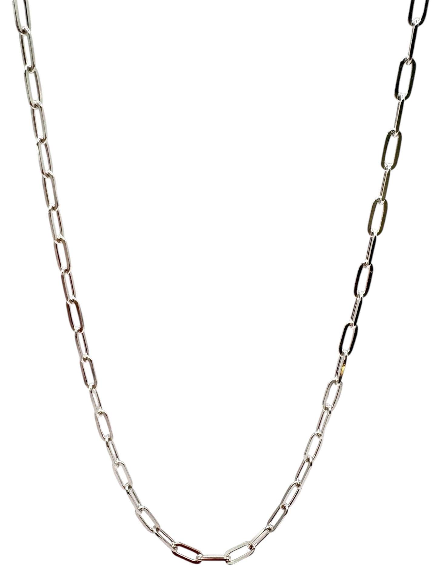Cadena rectángulo Plata 925