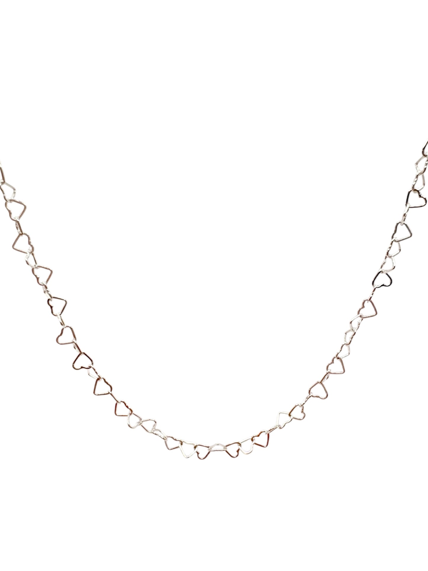 Cadena Corazon Plata 925