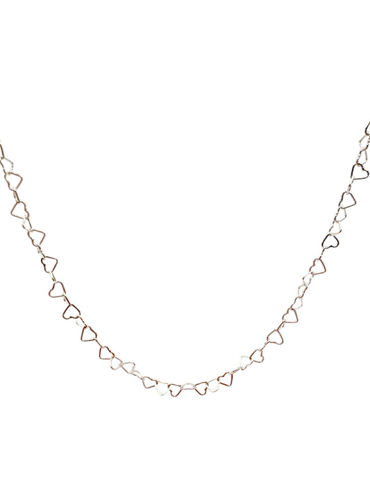 Cadena Corazon Plata 925