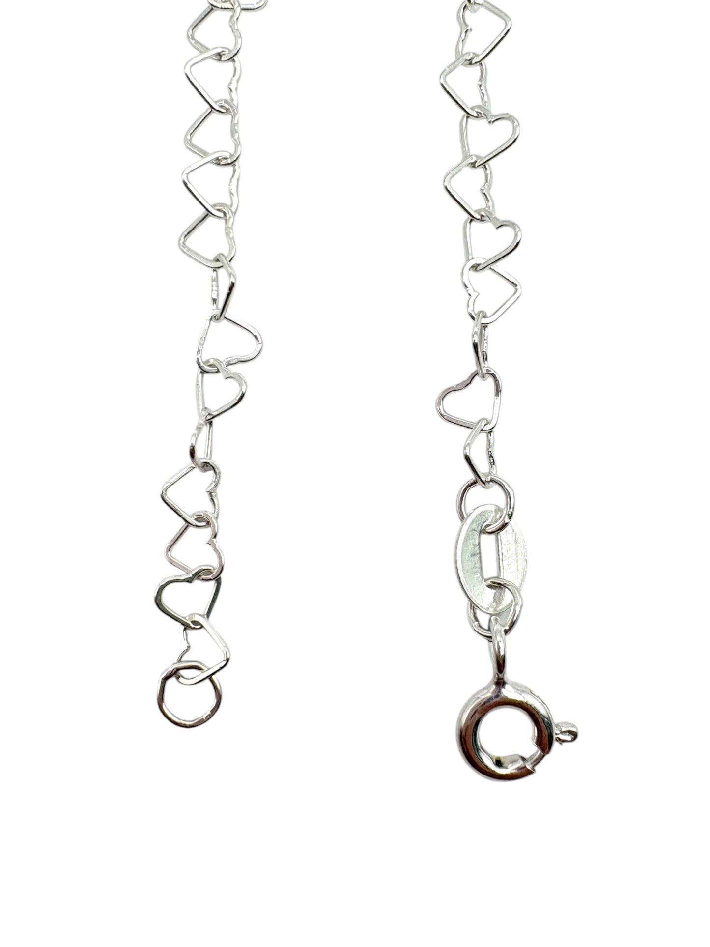 Cadena Corazon Plata 925