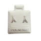 Par broquel Torre Effel Plata 925