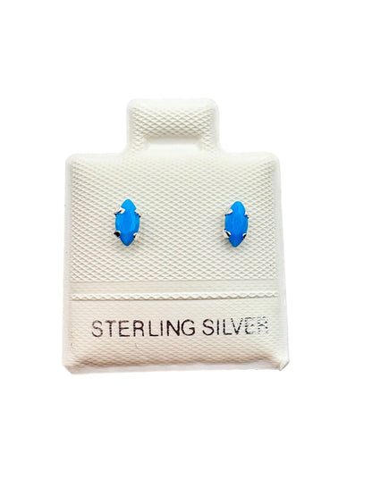 Par broquel Marquisse colores Plata 925