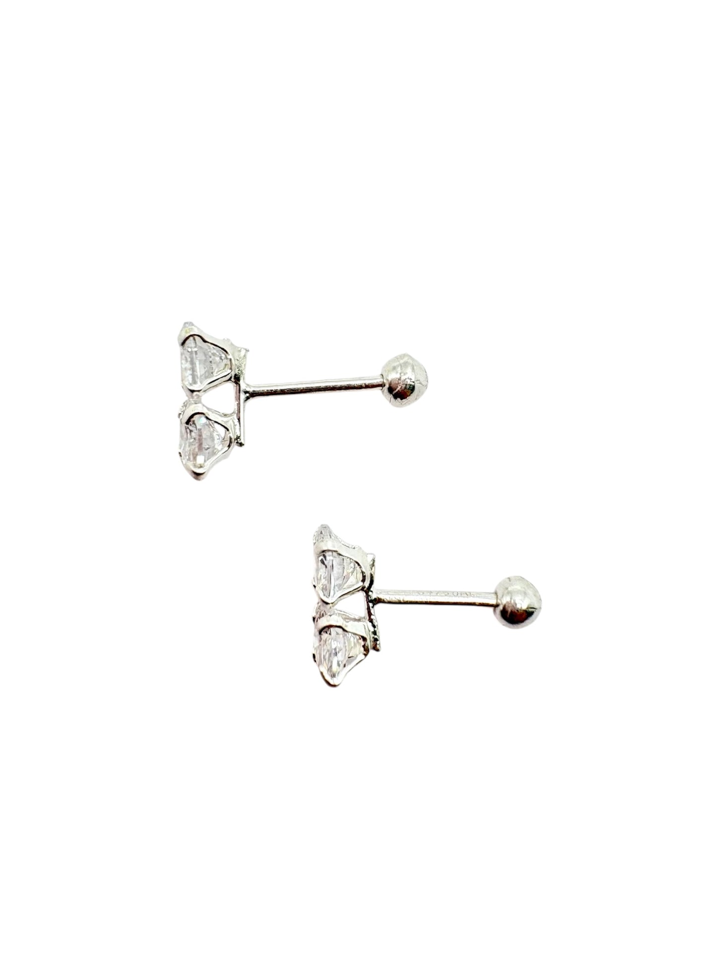Par broquel Tu y yo Plata 925