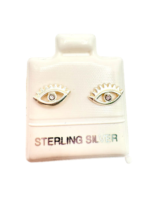 Par broquel ojo turco Plata 925