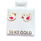 Par o pieza patito inflable Oro 10K