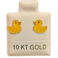 Par o pieza Patito Oro 10K