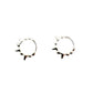 Par de Huggies con picos hecho de Plata 925