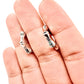 Par de Huggies con espinas hecho de plata 925