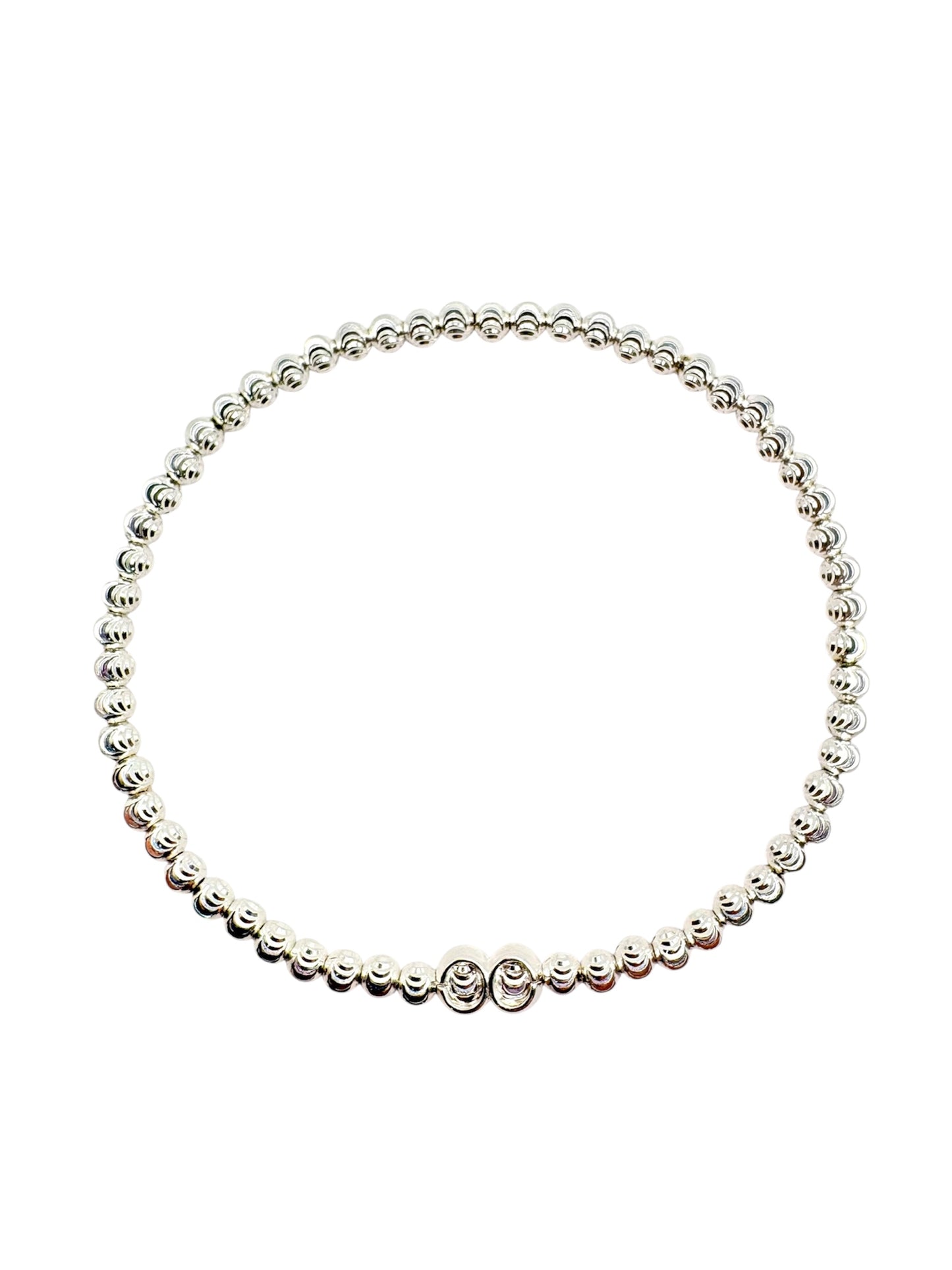 Pulsera esferas hecho de plata 925