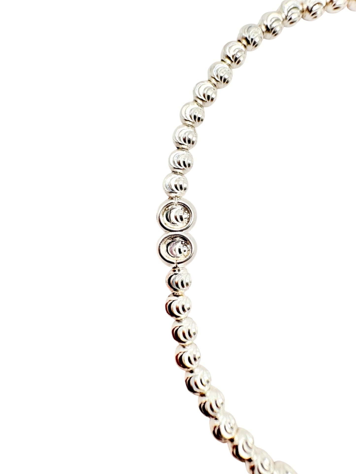 Pulsera esferas hecho de plata 925