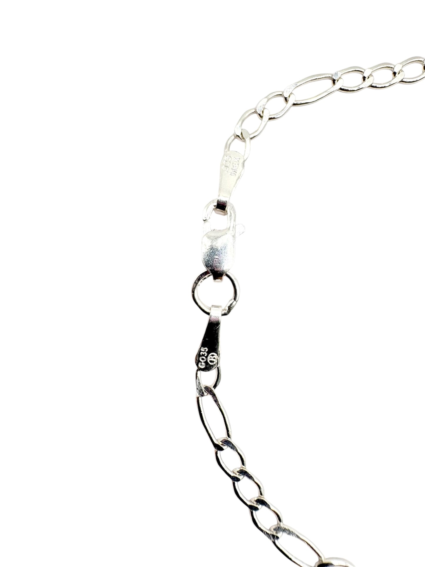 Pulsera Ancla abierta hecho de plata 925